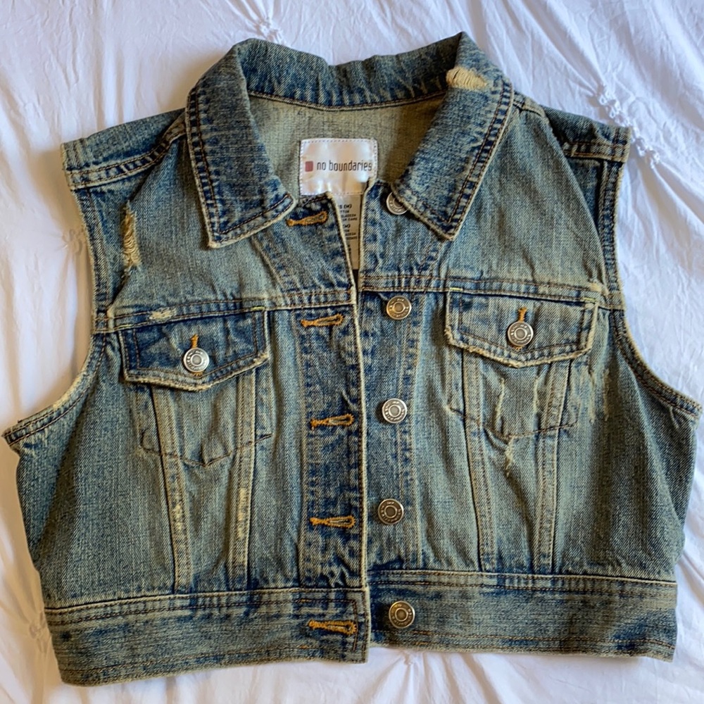 Cropped Denim Jacket